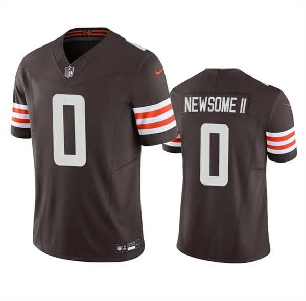 Men & Women & Youth Cleveland Browns #0 Greg Newsome II Brown 2023 F.U.S.E. Vapor Untouchable Limited Jersey
